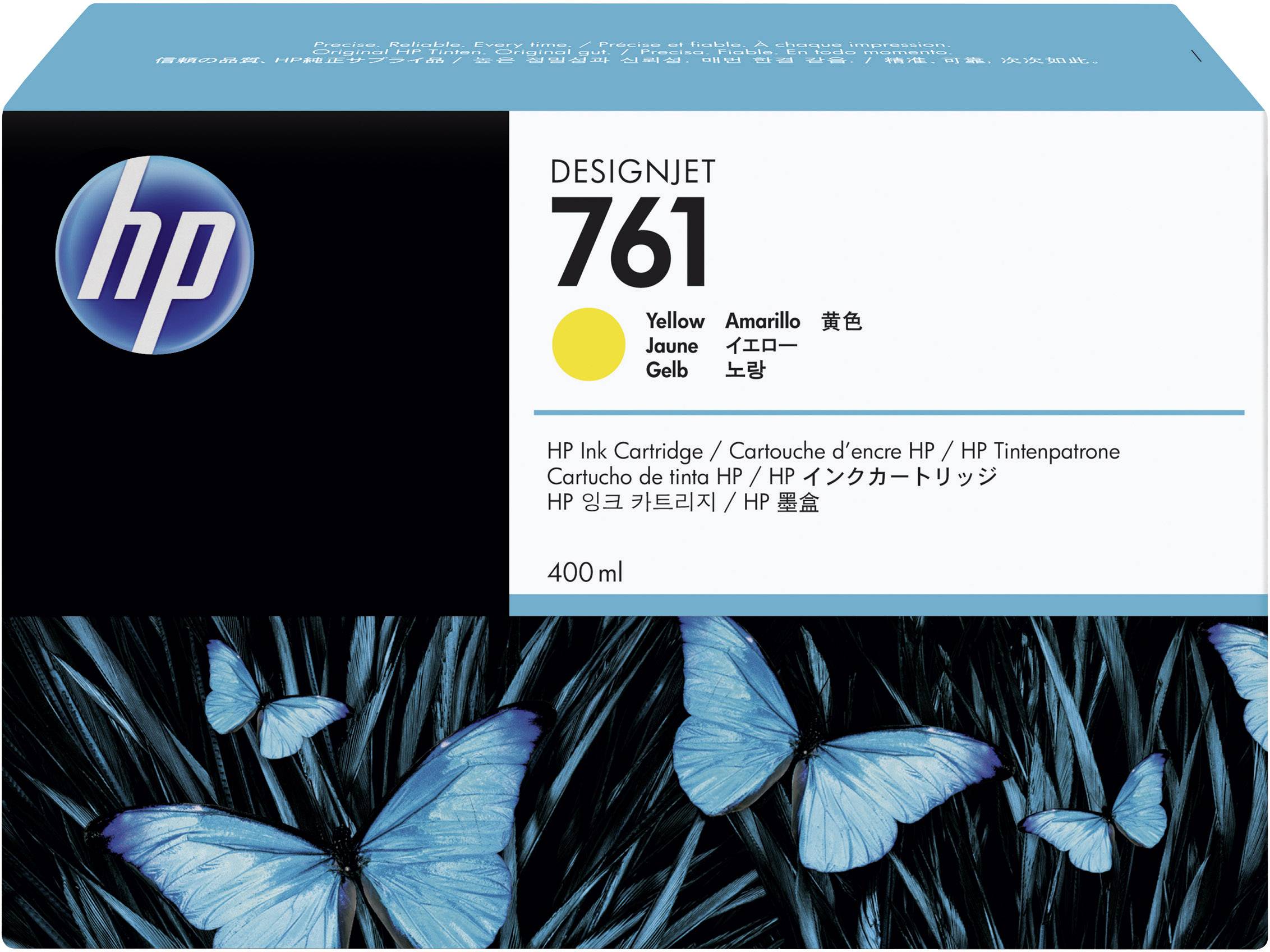 HP Druckerpatrone 761 Original Gelb 400ml CM992A 1St.