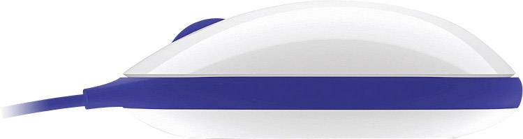 Microsoft Express Mouse Maus USB Optisch Weiß, Blau 3 Tasten