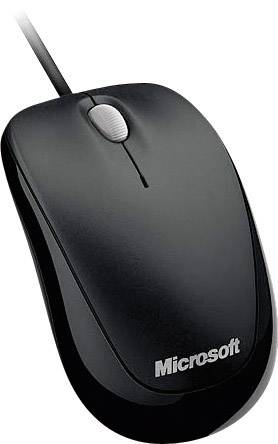 Microsoft Compact Optical Mouse 500 Business Maus USB Optisch Schwarz 3 Tasten 800 dpi