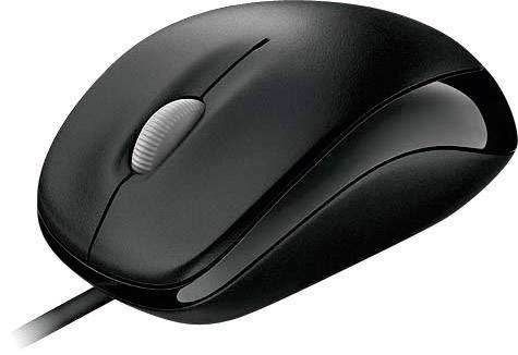 Microsoft Compact Optical Mouse 500 Business Maus USB Optisch Schwarz 3 Tasten 800 dpi
