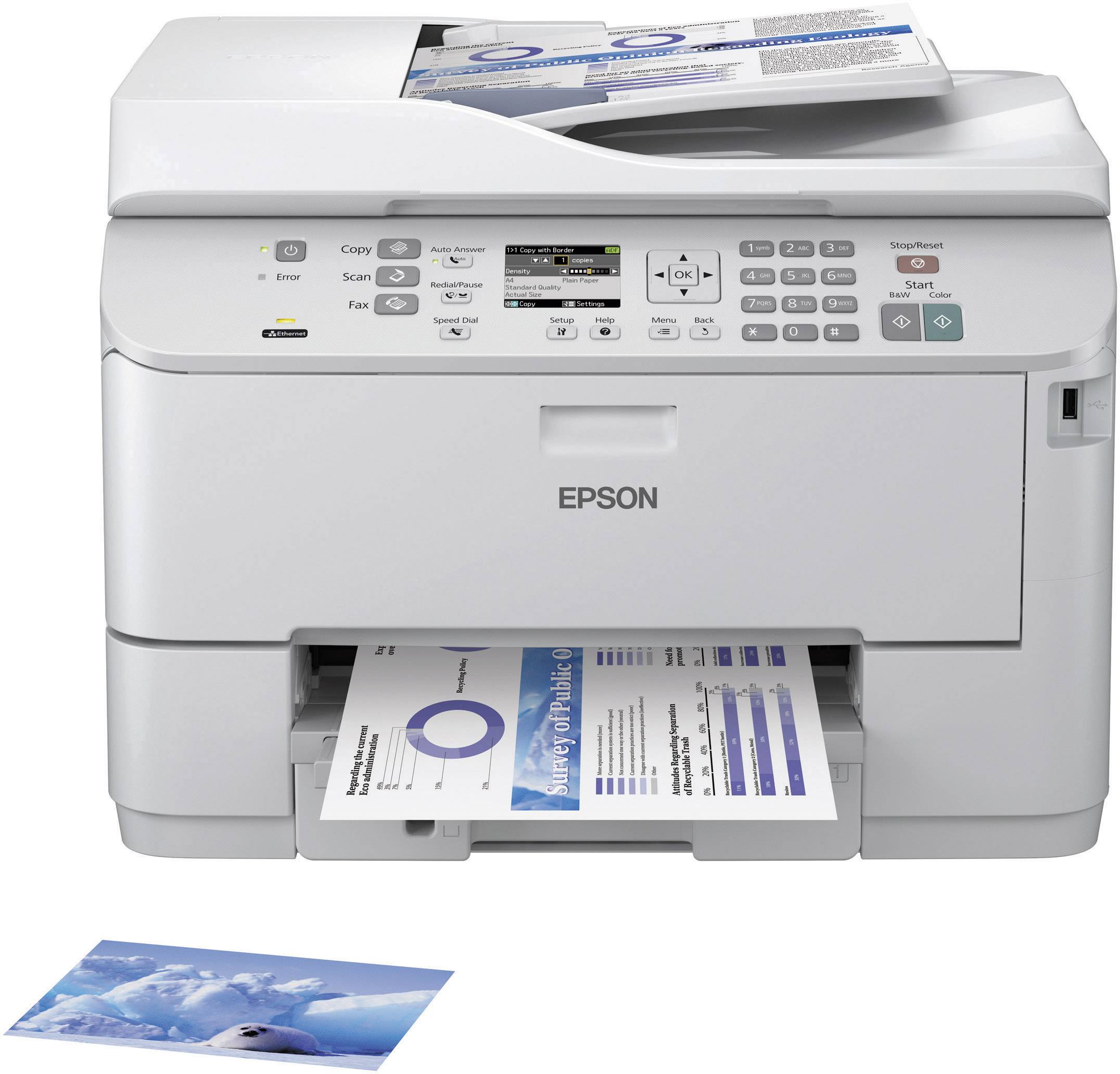 Epson WorkForce Pro WP-4525 DNF, Multifunktionsgerät Tinte 4in1, USB,LAN,Duplex,ADF, (Drucker,Kopierer,Scanner,Fax)