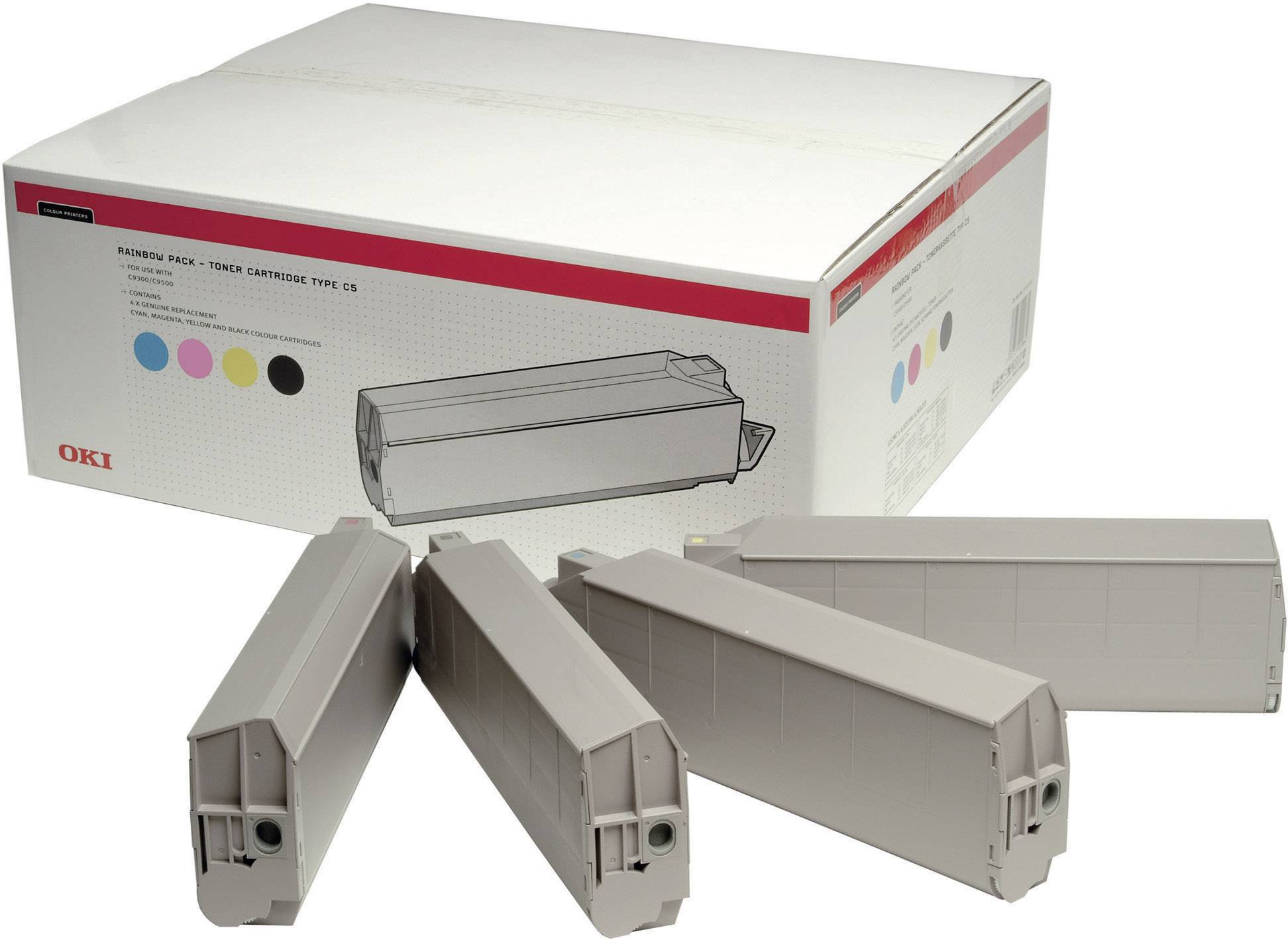 OKI Toner 01101101 Original Schwarz, Cyan, Magenta, Gelb 15000 Seiten 01101101