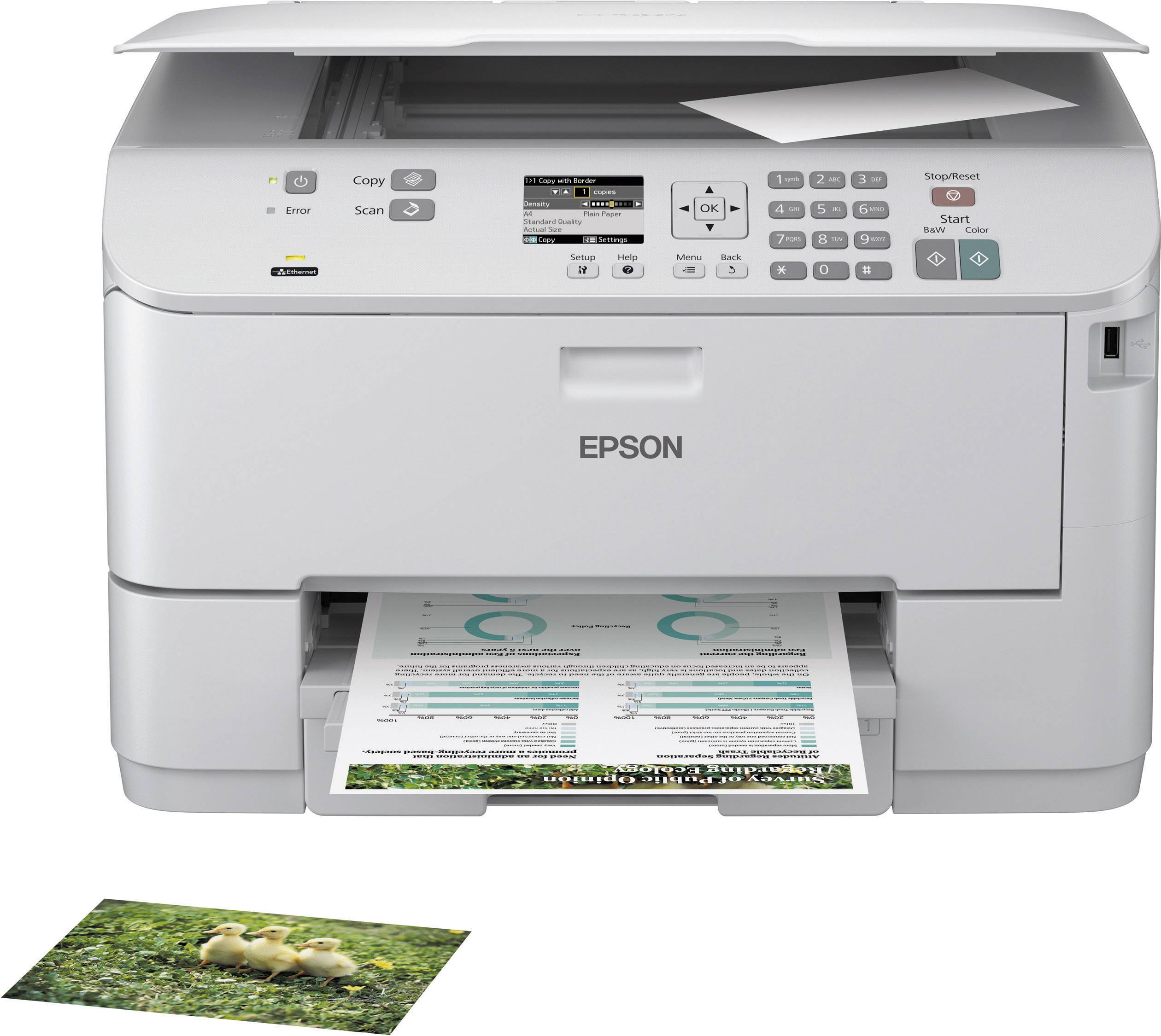 Epson WorkForce Pro WP-4515 DN, Multifunktionsgerät Tinte 3in1, USB,LAN,Duplex, (Drucker,Kopierer,Scanner)