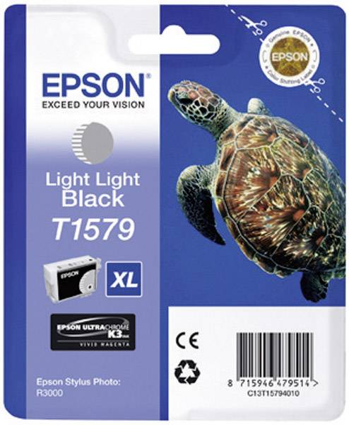 Epson Druckerpatrone T1579 XL Original Light Light Schwarz C13T15794010