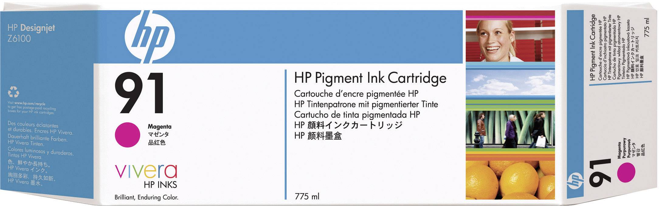 HP Druckerpatrone 91 Original Magenta C9468A