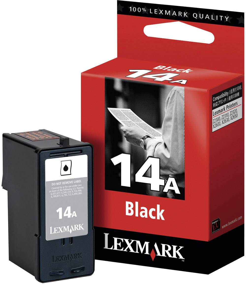 LEXMARK TINTE 18C208E (14A) SCHWARZ