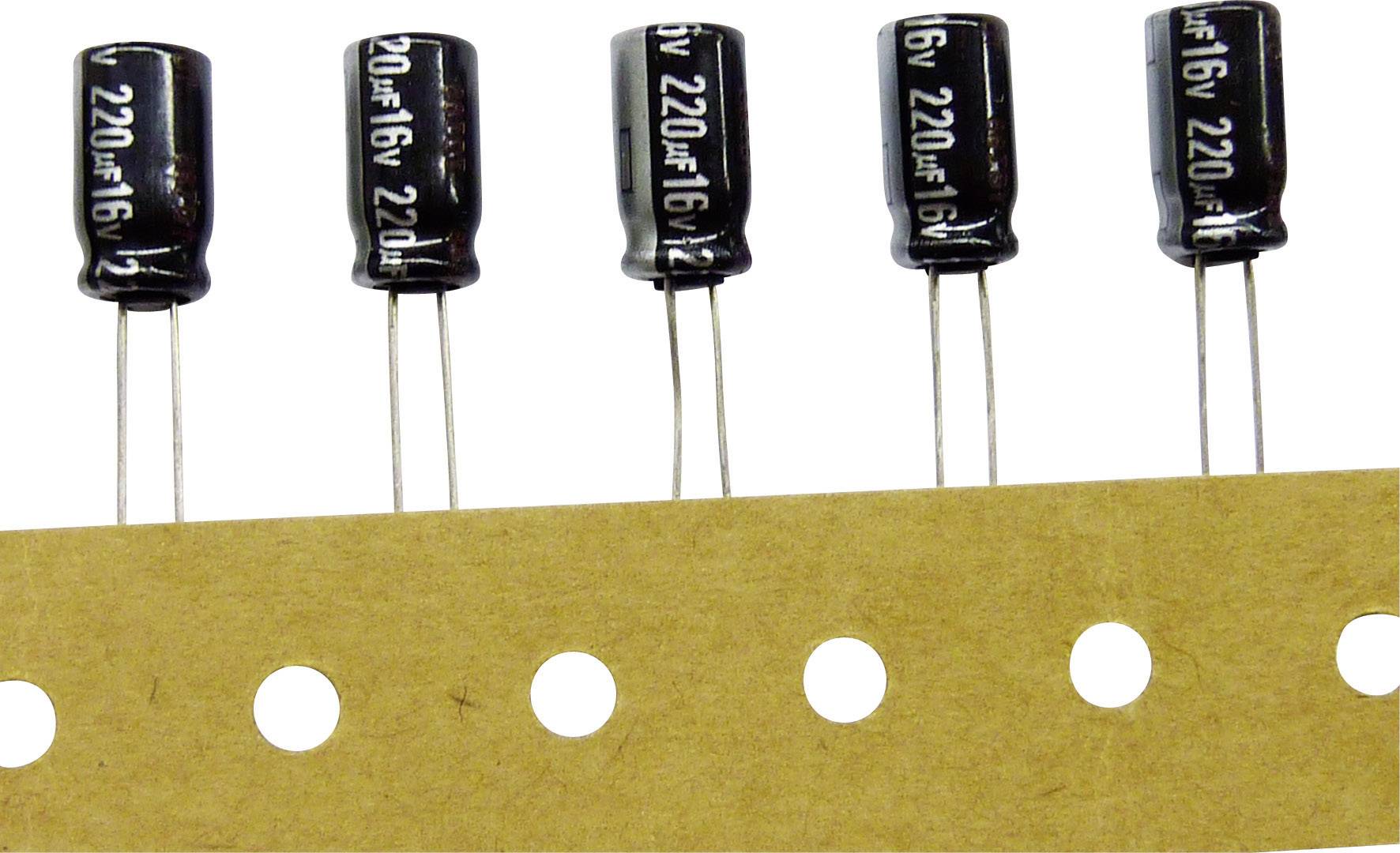 Panasonic ECA1VHG101I Elektrolyt-Kondensator radial bedrahtet 2.5 mm 100 µF 35 V 20 % (Ø x H) 6.3 mm x 11.2 mm 1 St.