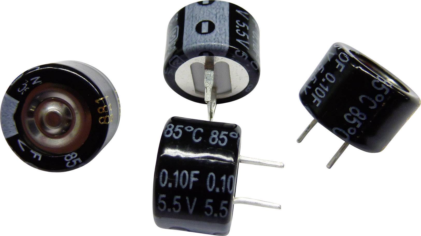 Panasonic EECF5R5H474 Gold-Cap Kondensator 0.47 F 5.5 V 30 % (Ø x H) 21.5 mm x 9.5 mm 1 St.