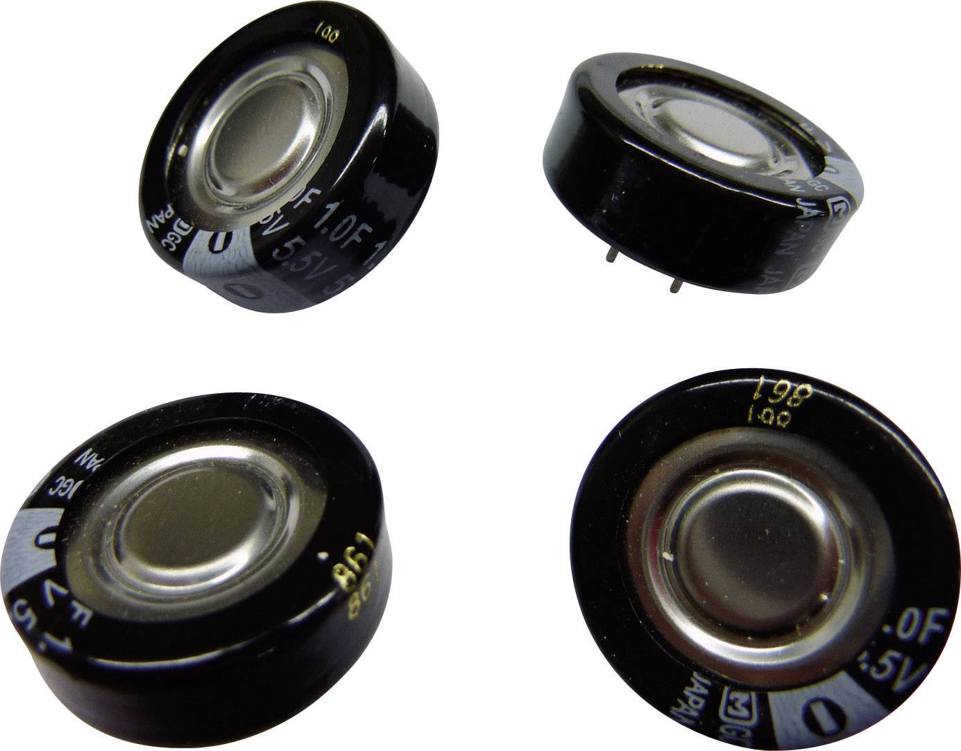 Panasonic EECF5R5U105 Gold-Cap Kondensator 1 F 5.5 V 30 % (Ø x H) 21.5 mm x 8 mm 1 St.