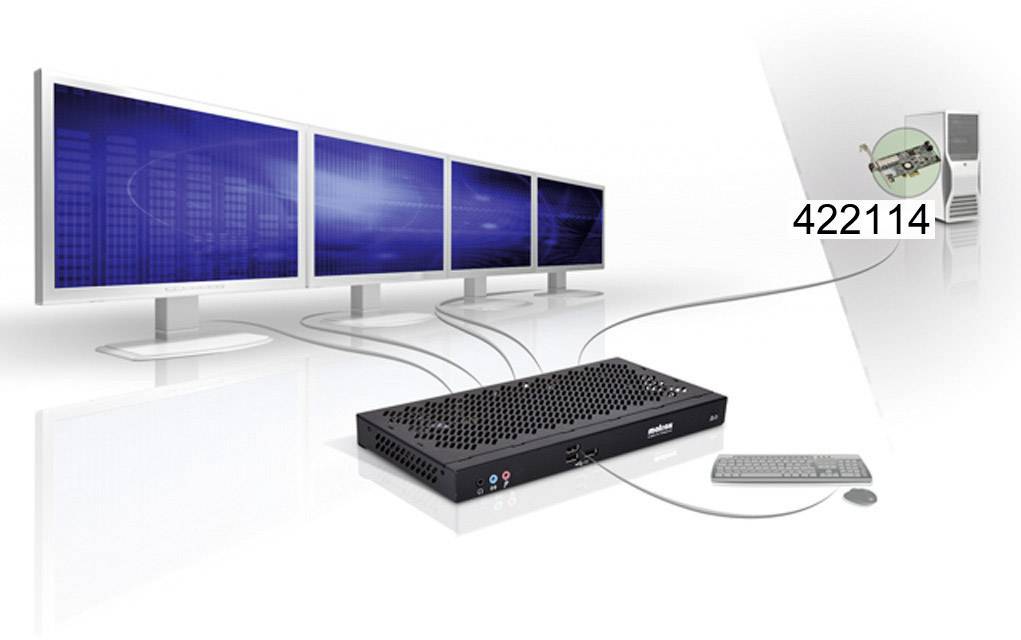 Matrox Workstation-Grafikkarte Extio FESLPAF DDR2-RAM PCIe x1 LC