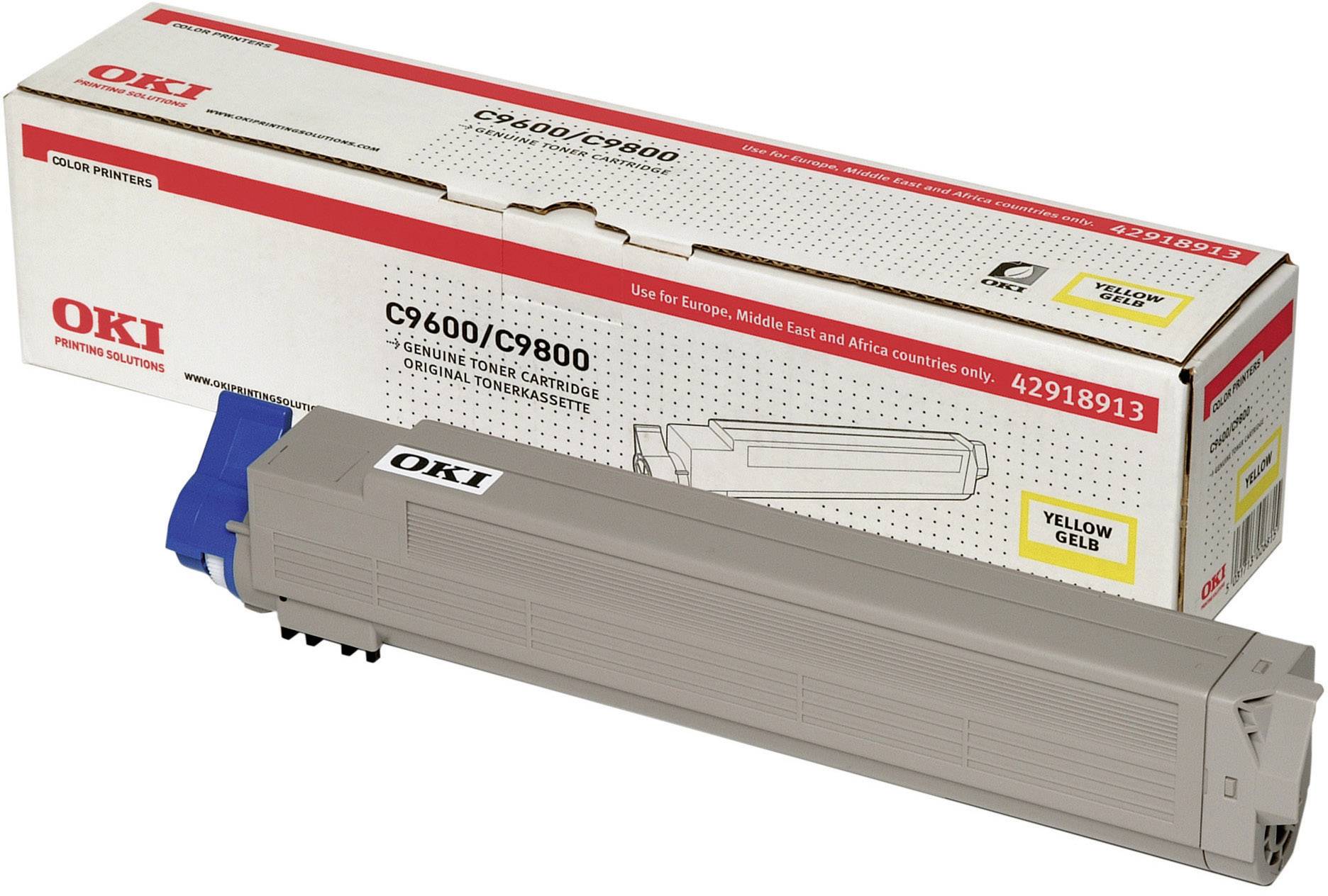 OKI 42918913 Tonerkassette Gelb 15000 Seiten Toner Original 42918913