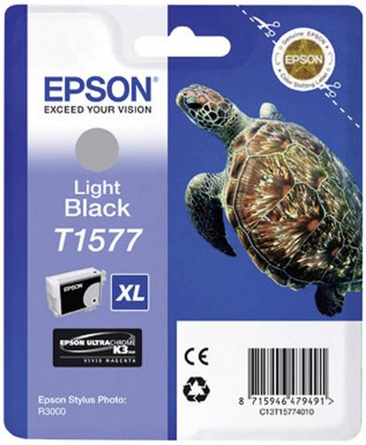 Epson Druckerpatrone T1577 XL Original Light Schwarz C13T15774010