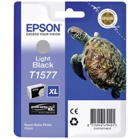Epson Druckerpatrone T1577 XL Original Light Schwarz C13T15774010 Epson Druckerpatrone T1577 XL Original Light Schwarz C13T15774010