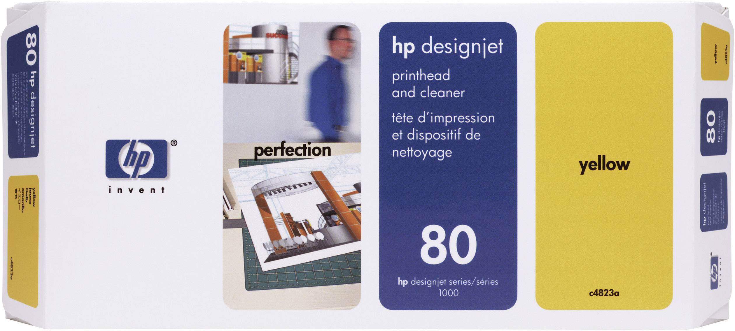 HP Druckkopf 80 Original Gelb C4823A Tinten-Druckkopf
