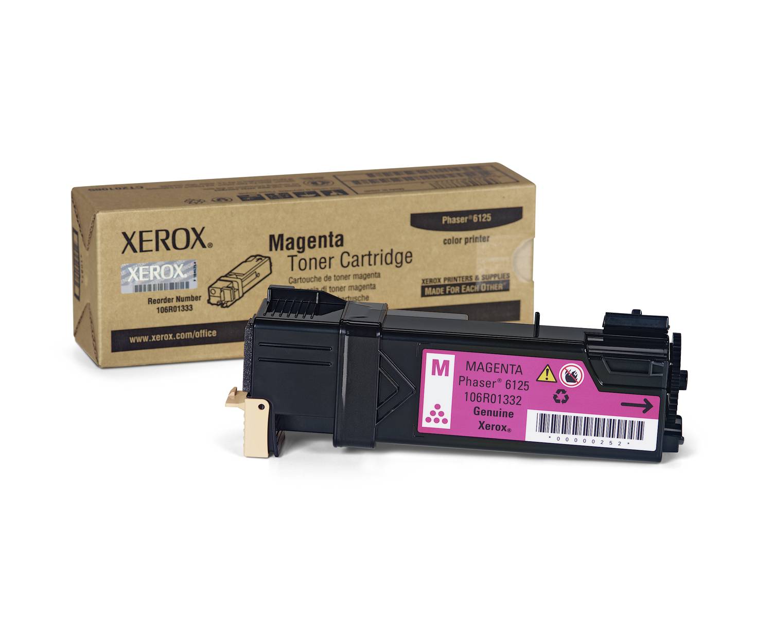 Xerox Toner für Phaser 6125 magenta