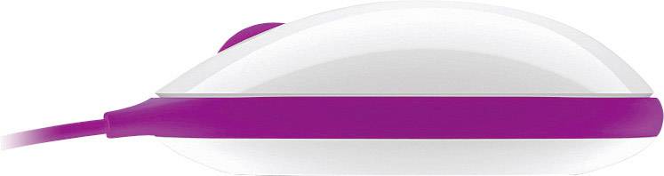 Microsoft Express Mouse Maus USB Optisch Pink, Weiß