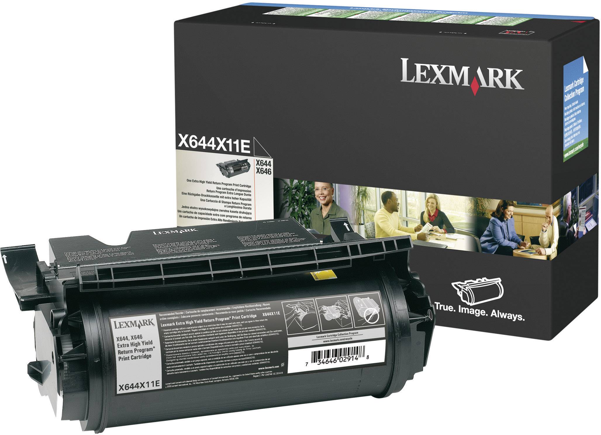 Lexmark Toner X644X11E Original Schwarz 32000 Seiten X644X11E