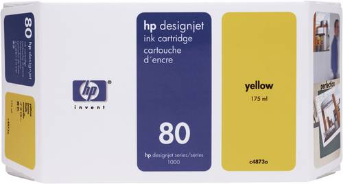 HP Tintenpatrone 80 Original Gelb C4873A Druckerpatrone