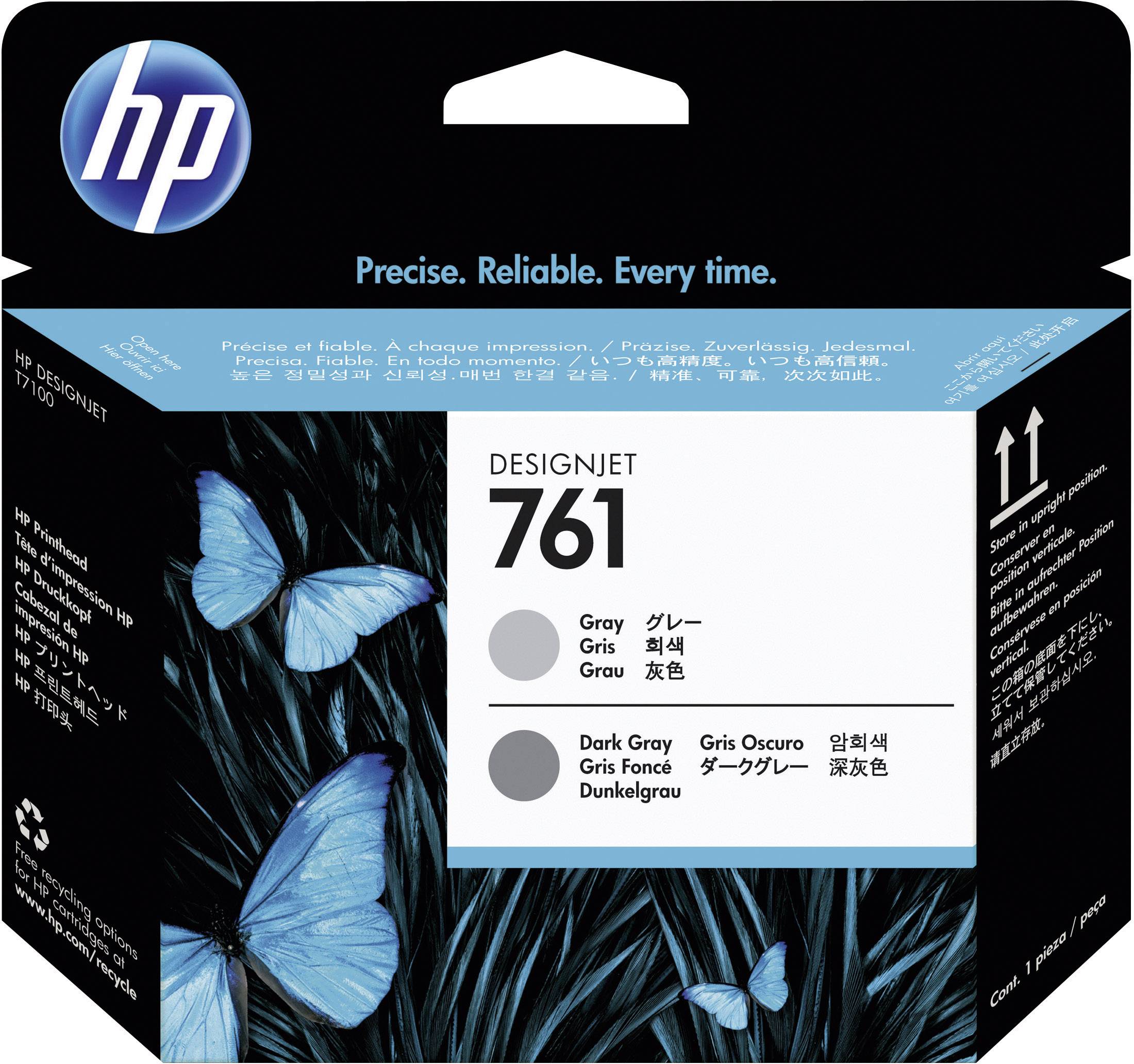 HP Druckkopf 761 Original Grau, Dunkelgrau CH647A 1 St.