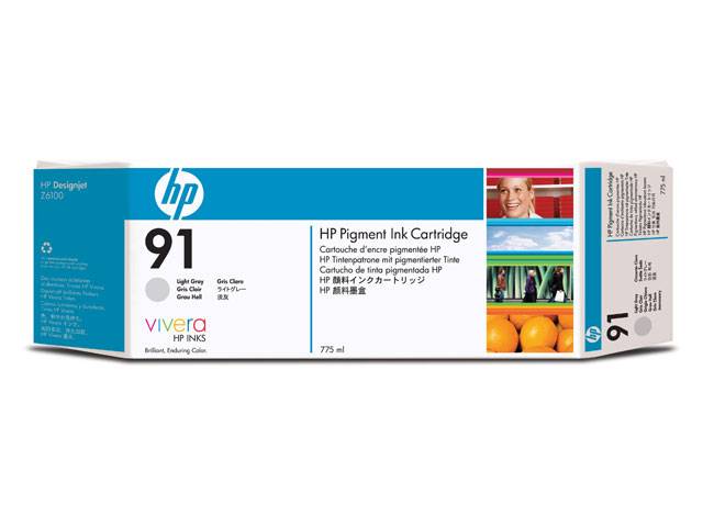 HP Druckerpatrone 91 Original Hell Grau C9466A