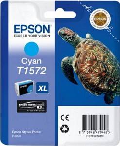 Epson Druckerpatrone T1572 XL Original Cyan C13T15724010