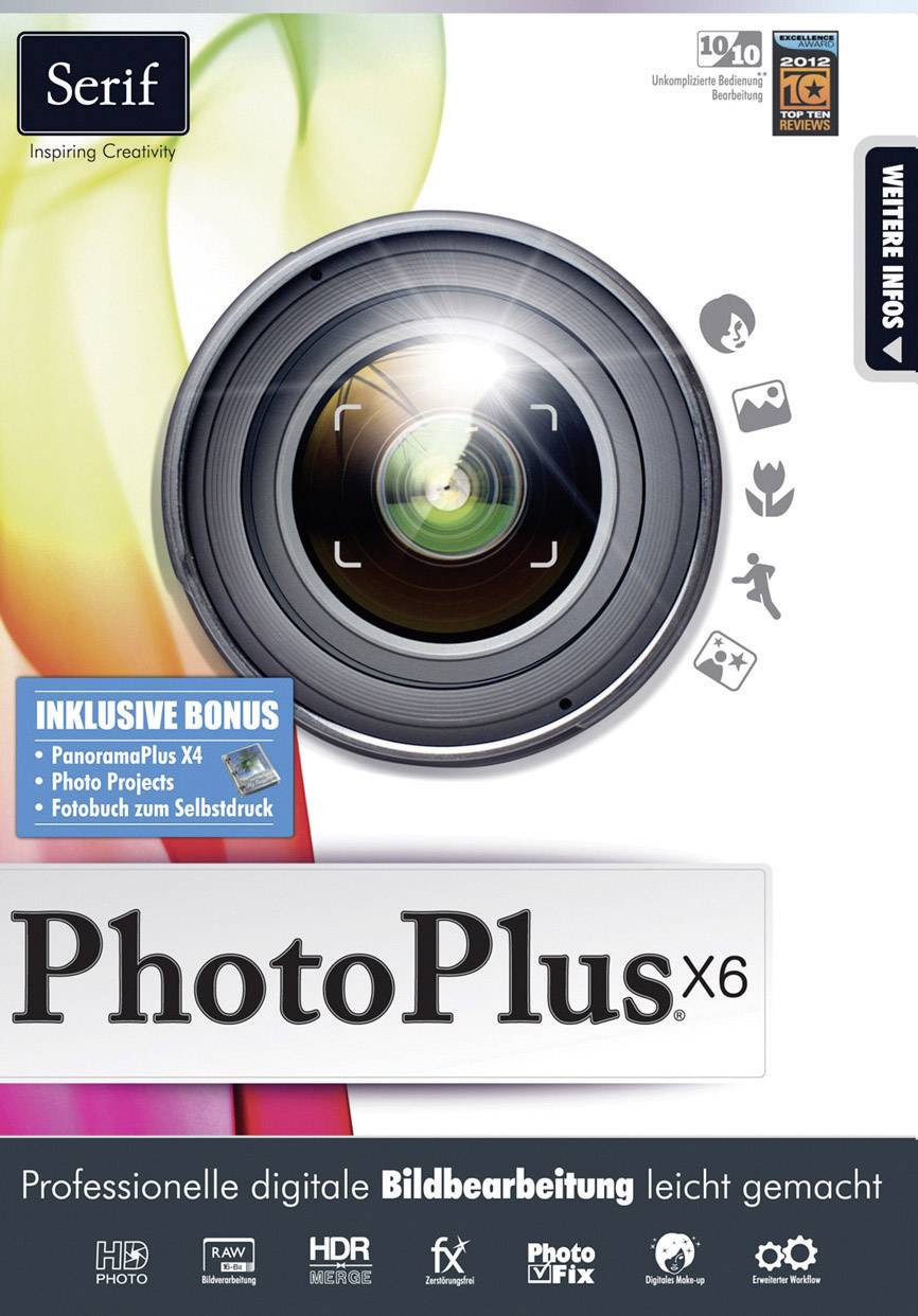 Avanquest PhotoPlus X6 Special Edition Vollversion, 1 Lizenz Windows Bildbearbeitung