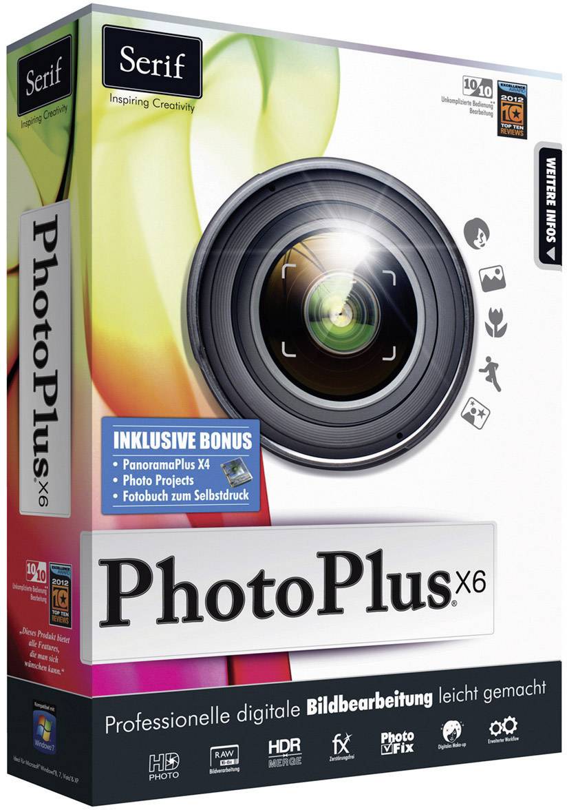 Avanquest PhotoPlus X6 Special Edition Vollversion, 1 Lizenz Windows Bildbearbeitung