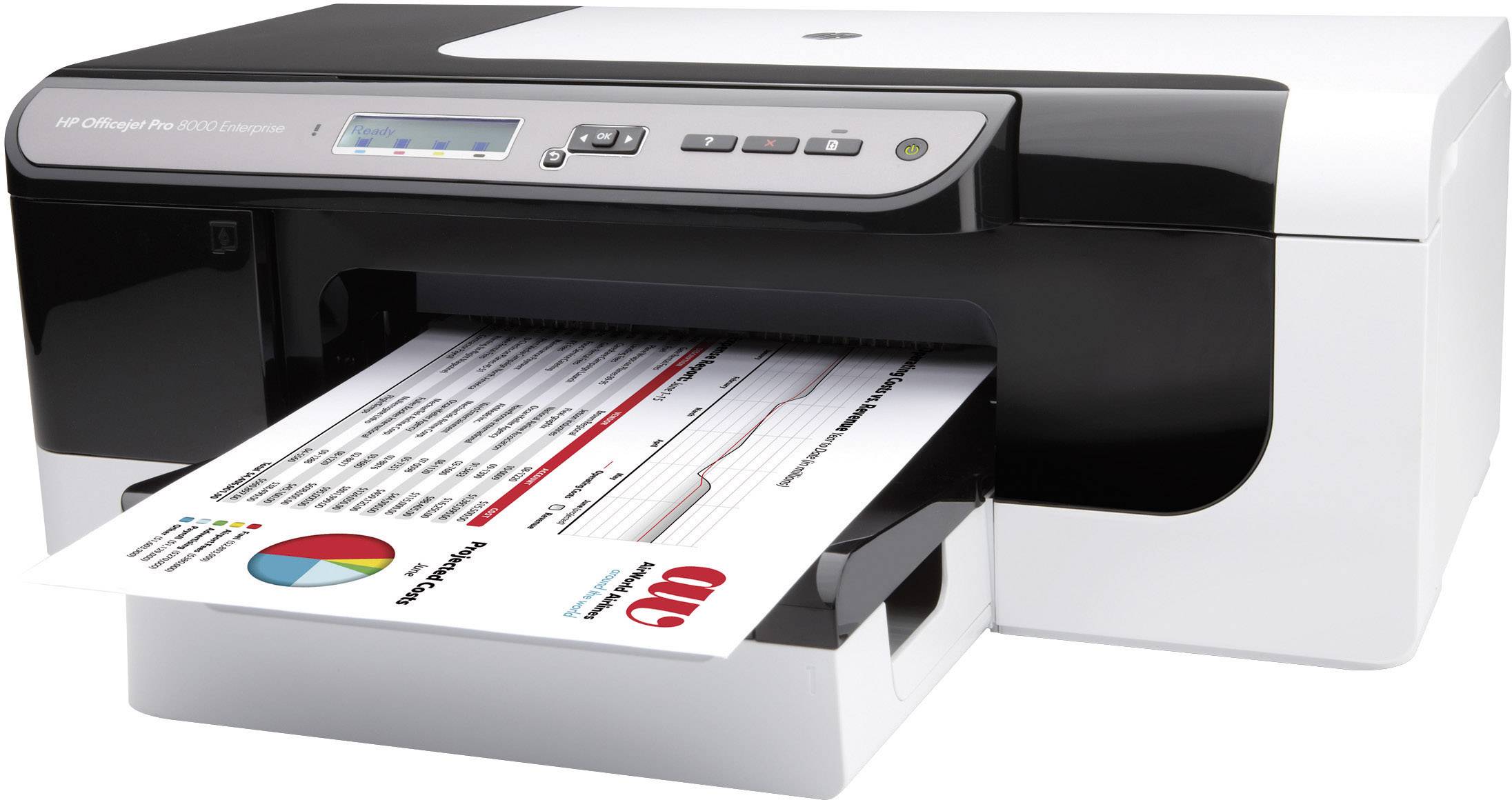 HP Officejet Pro 8000 Enterprise Tintenstrahldrucker LAN + Duplex