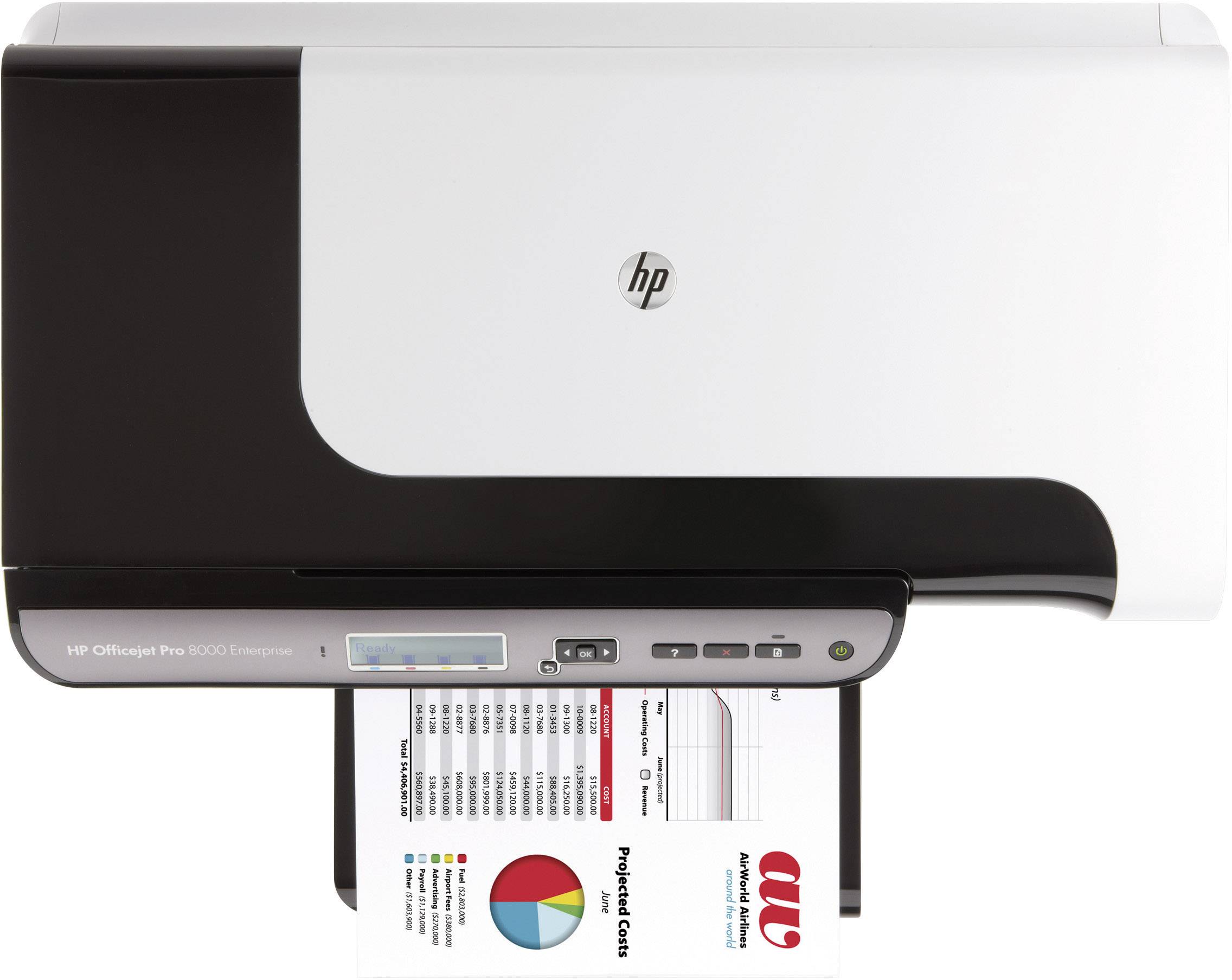 HP Officejet Pro 8000 Enterprise Tintenstrahldrucker LAN + Duplex