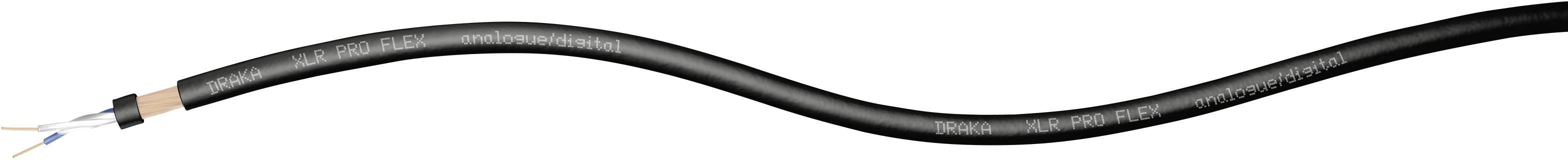 DRAKA 1018270 Audiokabel Li-02YSDY 1 x 2 x 0.22mm² Schwarz Meterware
