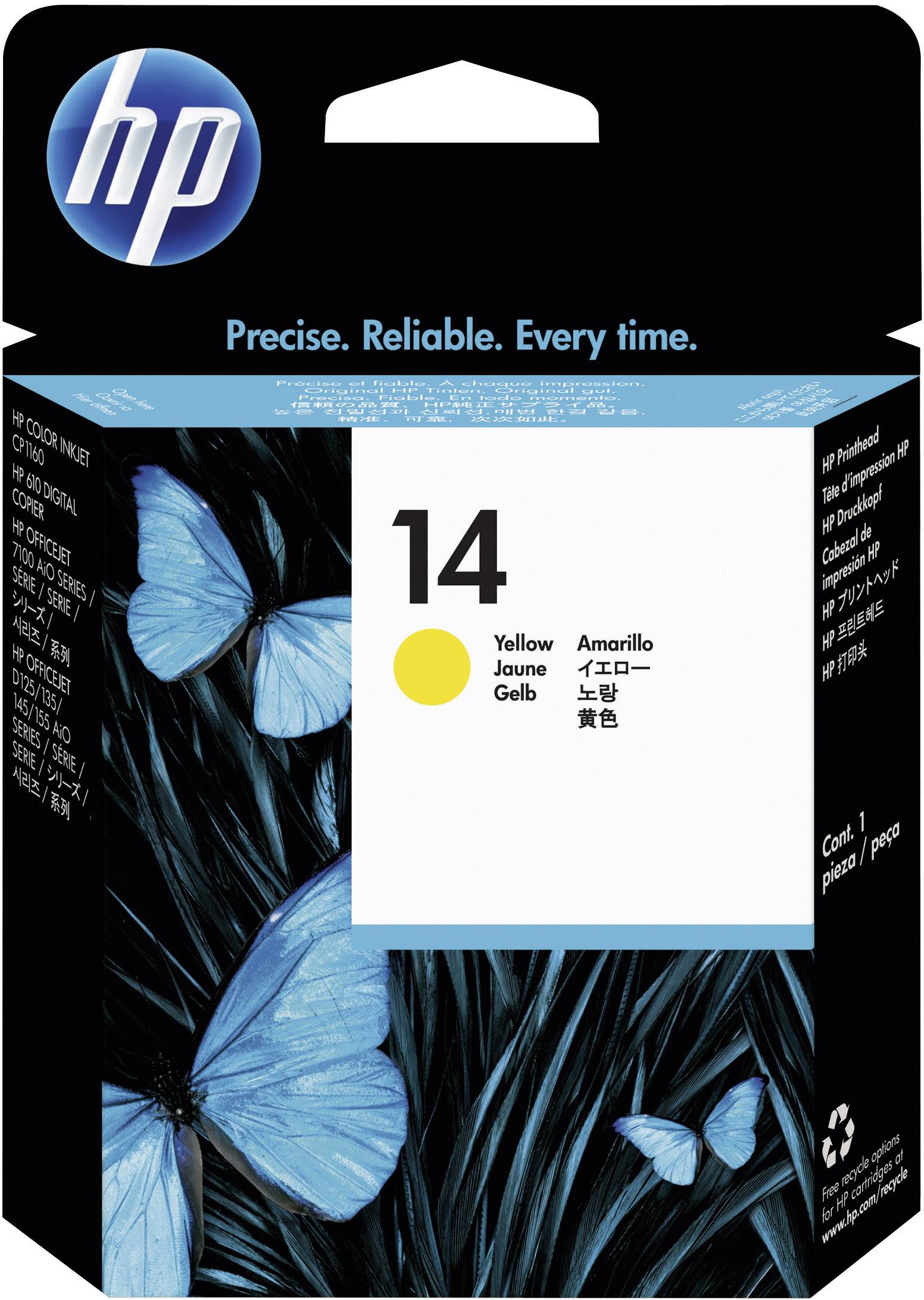 HP Druckkopf 14 Original Gelb C4923A