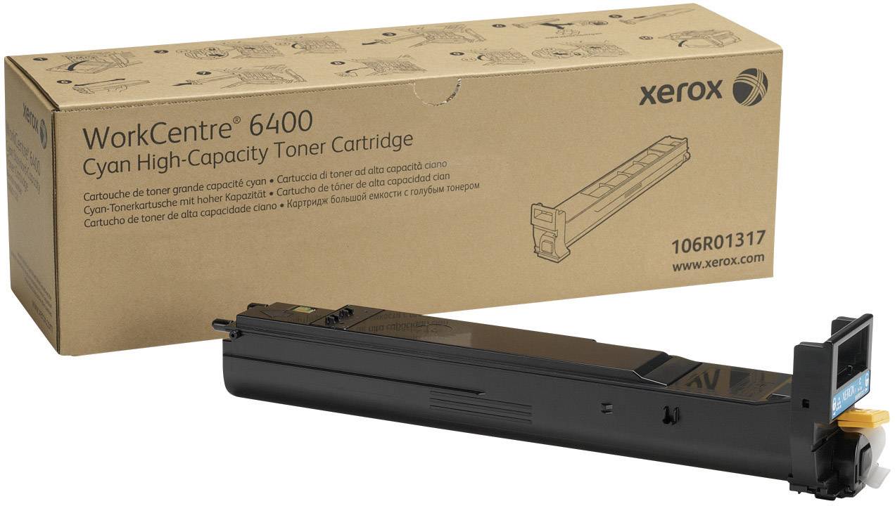 Xerox WorkCentre 6400 - Mit hoher Kapazität - Cyan - original - Tonerpatrone - für WorkCentre 6400, 6400/XFM, 6400S, 640