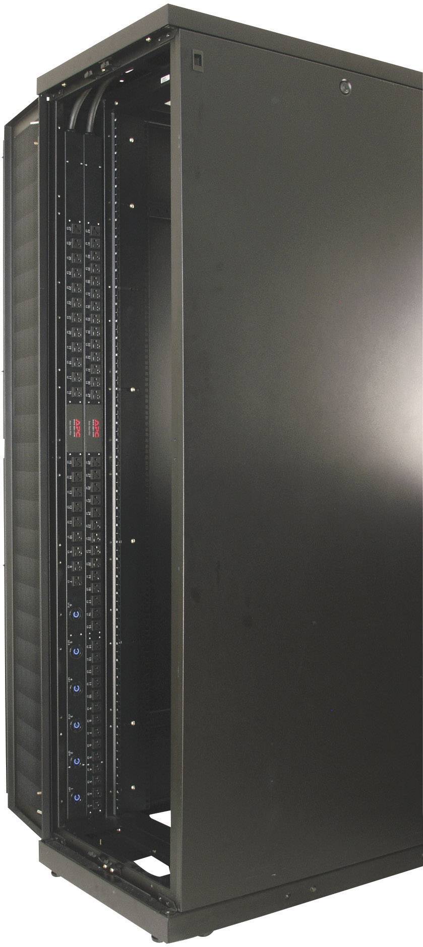 APC AP7552 19 Zoll Netzwerkschrank-Steckdosenleiste 1 HE Kaltgeräte-Steckdose C13 10A, Kaltgeräte-Steckdose C19 16A Schwarz