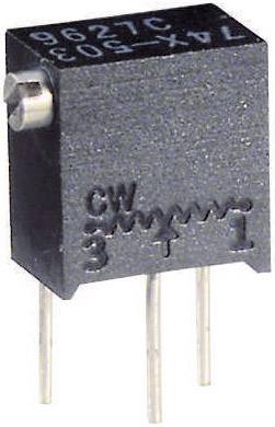 Vishay T63XB102KT20 T63XB102KT20 Spindeltrimmer 12-Gang linear 0.25W 1kΩ 4320° 1St.