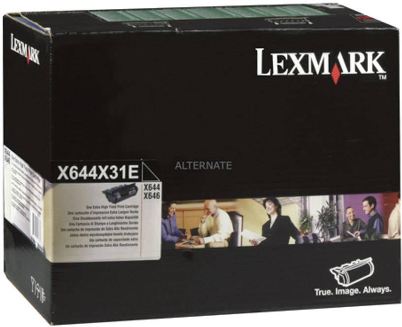 Lexmark Toner X644X Original Schwarz X644X31E