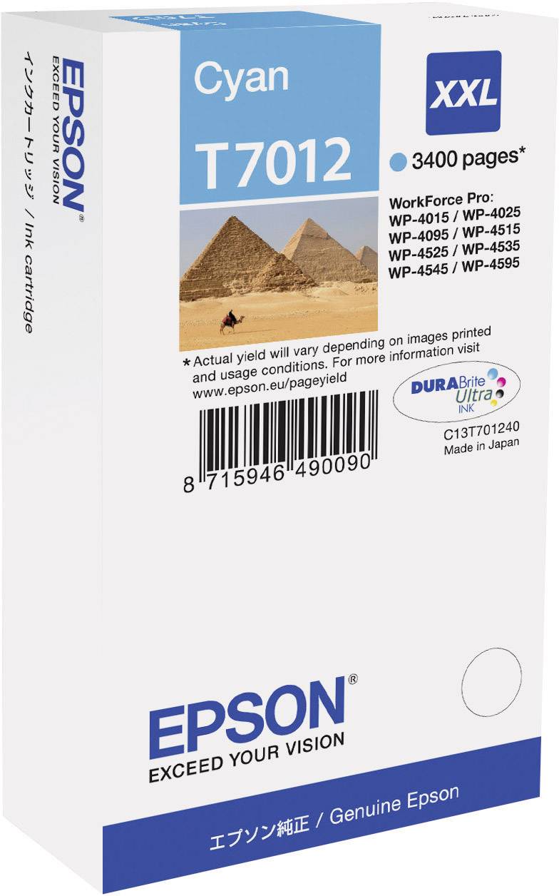 Epson Druckerpatrone T7012 XXL Original C13T70124010