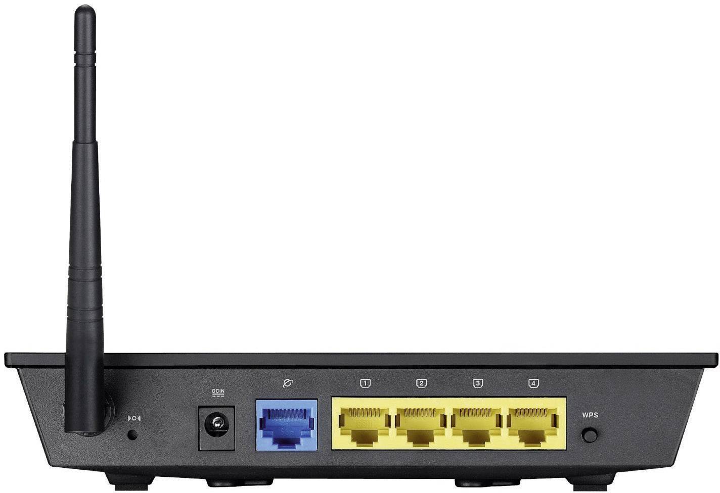 WLAN-Router 2.4 GHz 150 MBit/s Asus RT-N10