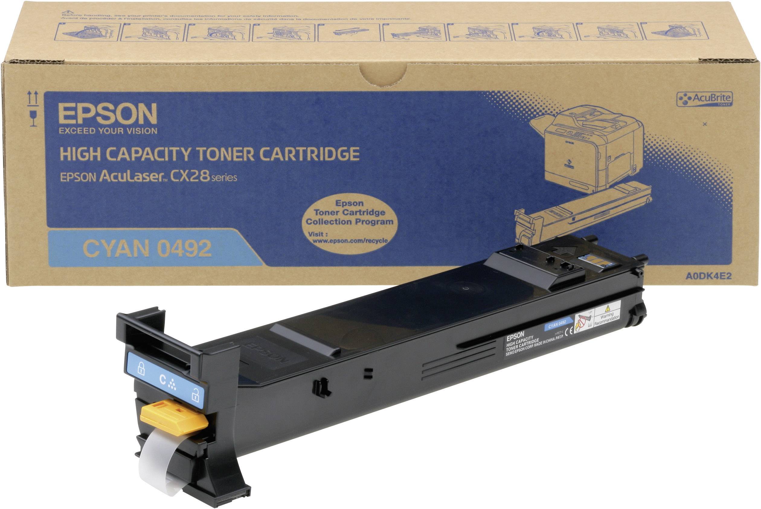 Epson Toner S050492 Original Cyan 8000 Seiten C13S050492