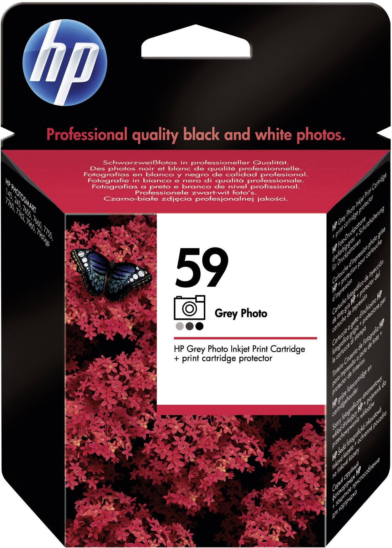 HP Druckerpatrone 59 Original Hell Grau, Grau, Foto Schwarz C9359AE