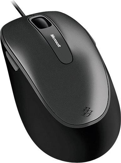Microsoft Comfort Mouse 4500 Business Maus USB Optisch Schwarz 5 Tasten 1000 dpi