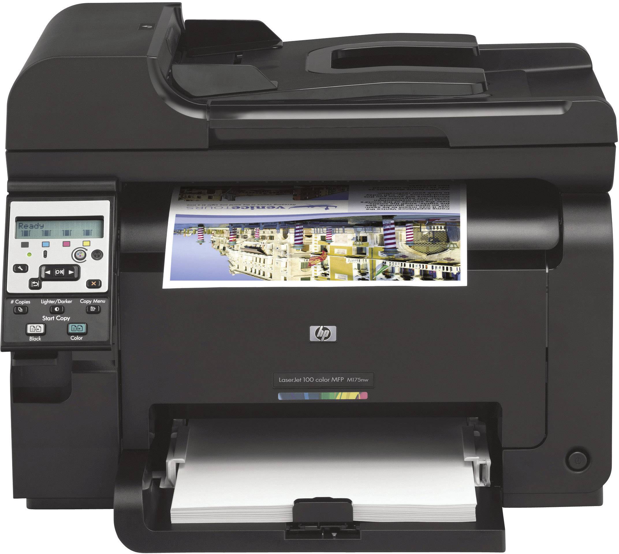 HP Laserjet Pro 100 Color MFP M175nw Multifunktionsdrucker Laser Farbe Drucker, Scanner, Kopierer LAN, WLAN, ADF