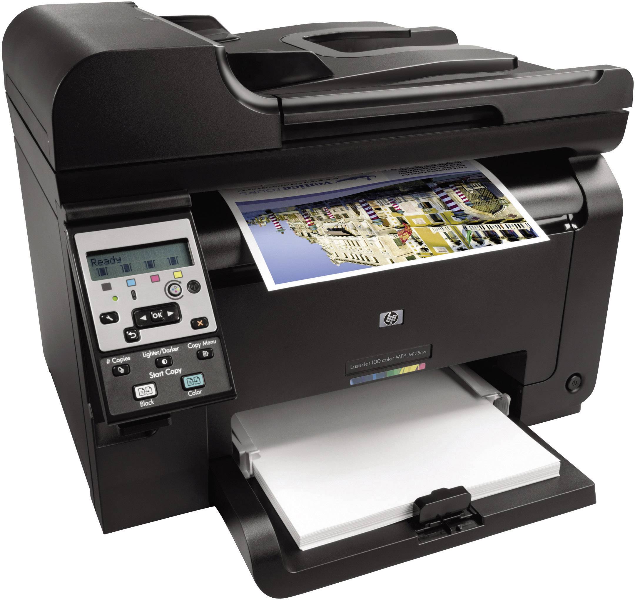 HP Laserjet Pro 100 Color MFP M175nw Multifunktionsdrucker Laser Farbe Drucker, Scanner, Kopierer LAN, WLAN, ADF