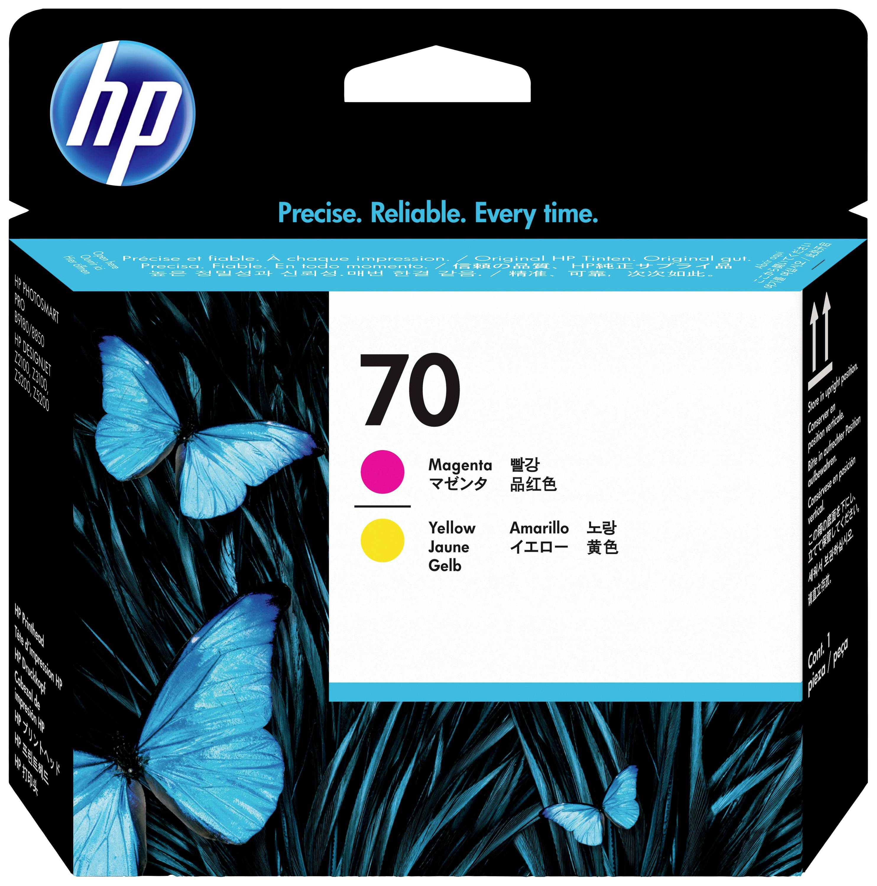 HP 70 - Gelb, Magenta - Druckkopf - für DesignJet HD Pro MFP
