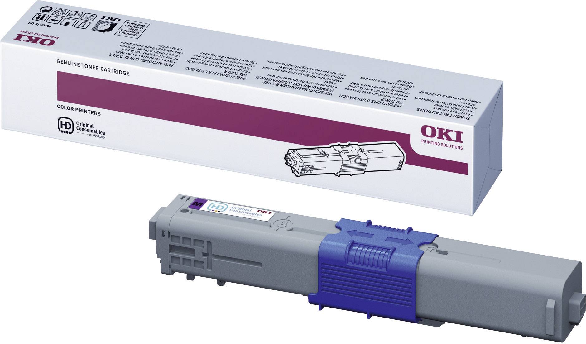 OKI Toner C330 C331 C510 C511 C530 C531 MC351 MC352 MC361 MC362 MC561 MC562 Original Magenta 2000 Seiten 44469705