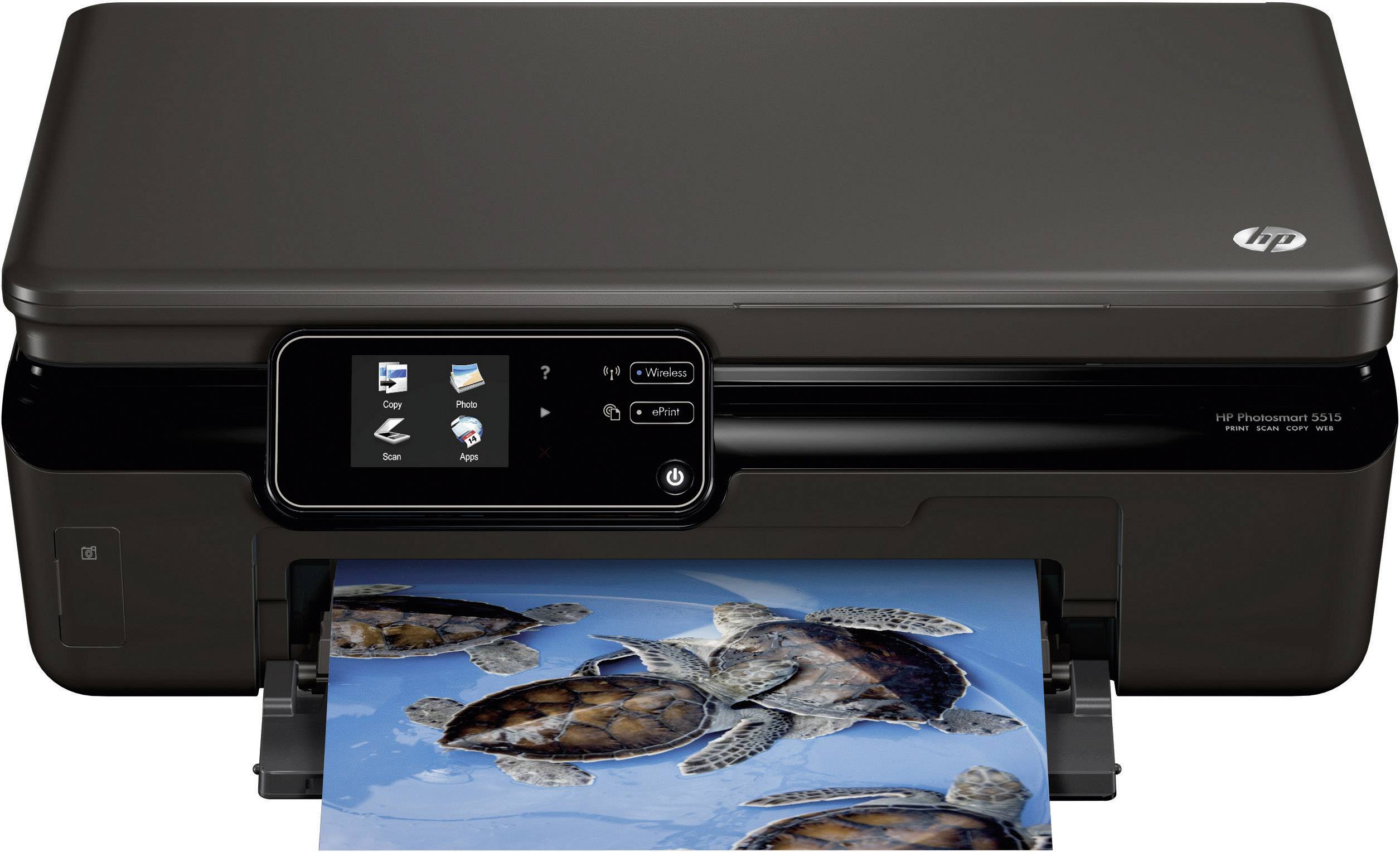 HP Photosmart 5515 e-All-in-One B111h, Multifunktionsgerät Tinte 3in1, USB,WLAN,Duplex, (Drucker,Kopierer,Scanner)