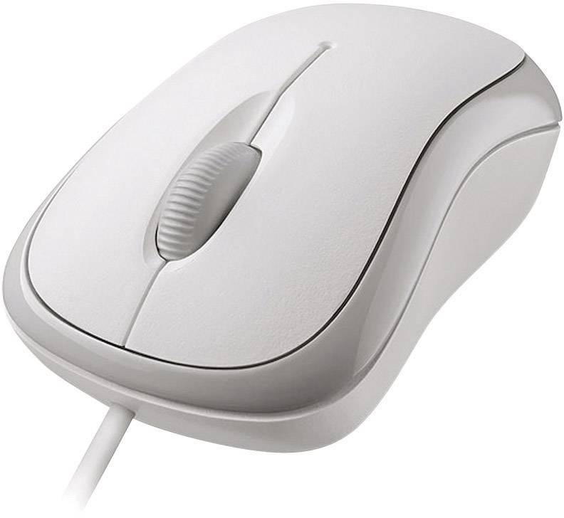 Microsoft Ready Mouse Maus USB Optisch Weiß 3 Tasten