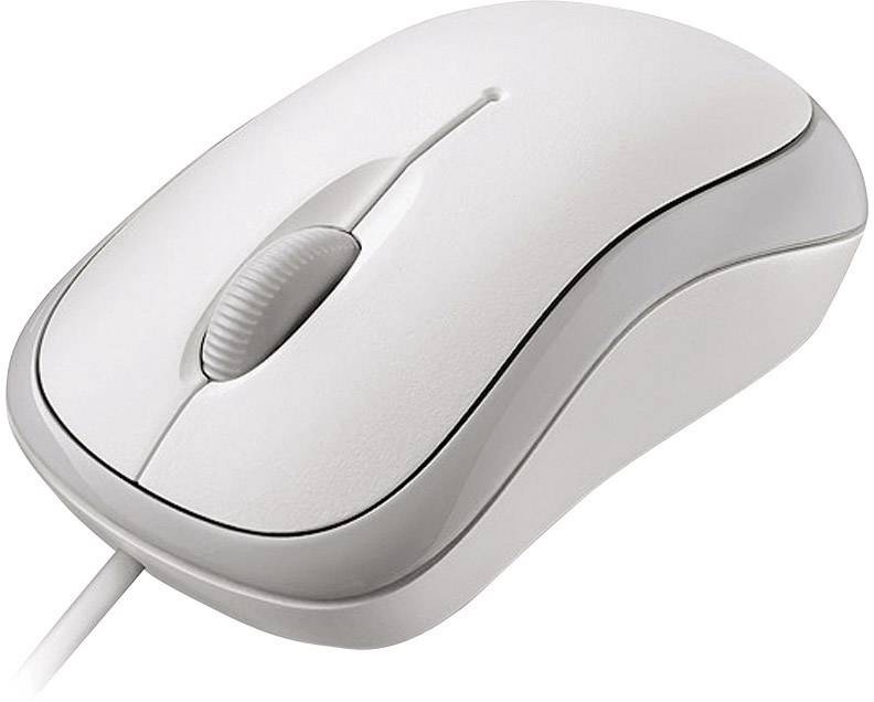 Microsoft Ready Mouse Maus USB Optisch Weiß 3 Tasten