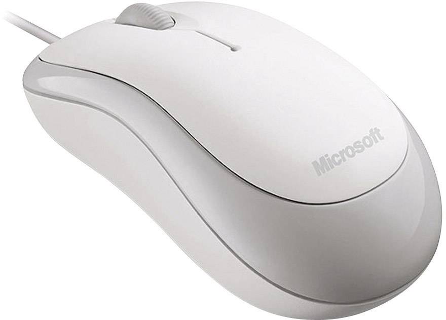 Microsoft Ready Mouse Maus USB Optisch Weiß 3 Tasten