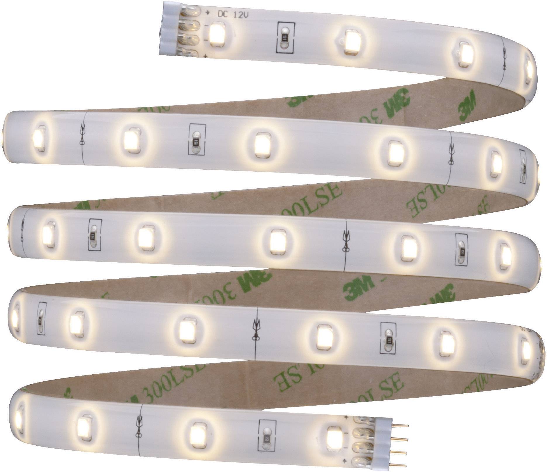 Paulmann YourLED 70317 LED-Streifen-Komplettset mit Stecker 12V 1.5m Warmweiß 1St.