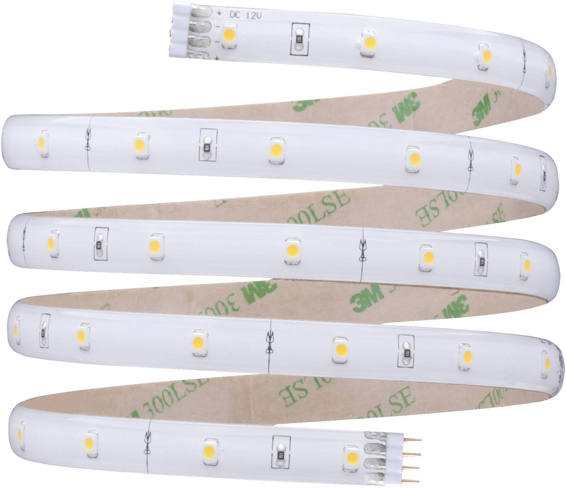 Paulmann YourLED 70317 LED-Streifen-Komplettset mit Stecker 12V 1.5m Warmweiß 1St.